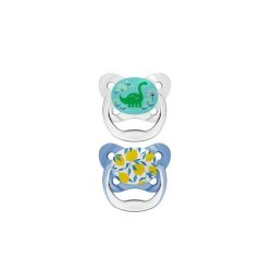 Dr.brown's 2-pack Prevent Butterfly Shield Stage 2 Pacifier - Blue