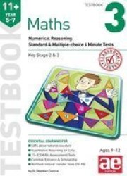 11+ Maths Year 5-7 Testbook 3 - Numerical Reasoning Standard & Multiple-choice 6 Minute Tests Paperback
