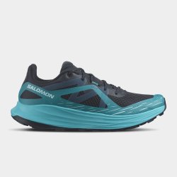 Salomon Mens Ultra Flow Teal blue Trail Running Shoes