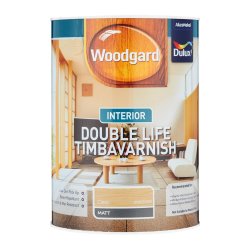 Dulux Wood Varnish Clear Woodgard Interior Double Life Timbavarnish Matt 5L