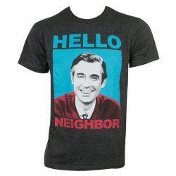 Rogers Mister Hello Neighbor Tee Shirt XL