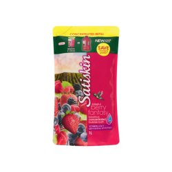 Concentrated Refill Bubble Bath 1L Assorted - Berry