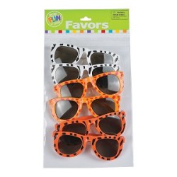 Pack Of 6 Animal Print Sunglasses
