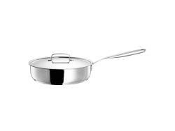 All Steel Ceramic Non-stick Coated Saute Pan With Lid 26CM