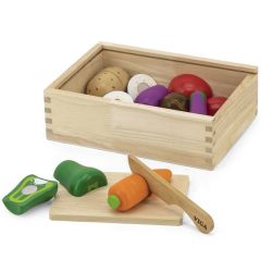 Cutting Vegetables Wooden Playset