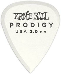 Prodigy 2.0MM Standard Delrin Guitar Plectrum White
