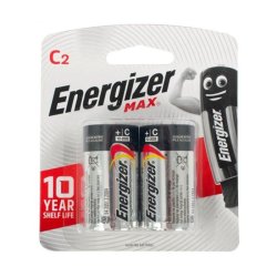 Energizer C - 2 Pack Max Alkaline C 2 Pack