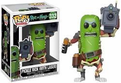 Funko Pop Animation: Rick & Morty - Pickle Rick With Laser Collectible Figure Multi-colored 3.75 Inches