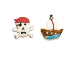 Cookie Cutters Skull & Ship Set Of 2