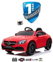 Kids Electric Ride On Car Mercedes-benz C63S Amg - Red