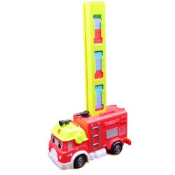 TIME2PLAY Kids Domino Fire Truck Multi-colour Set