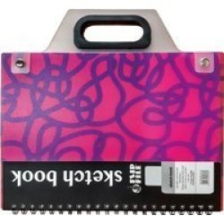 Flip File Smart File A4 Sketch Book With Handle Pink Purple