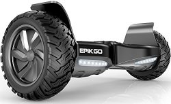 Epikgo Self Balancing Scooter Hover Self-balance Board - UL2272 Certified All-terrain 8.5 Alloy Wheel 400W Dual-motor LG Battery Board Hover Tough Road Condition Classic
