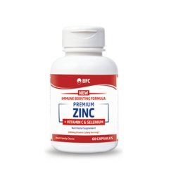 Premium Zinc Multi Mineral Supplement With Vitamin C & Selenium Capsules 60'S