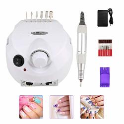 Professional Nail Drill 30000RPM Electric Nail File High Speed Low Heat Manicure E File For Shaping Buffing Removing Acrylic Nails Gel Nail With Drill
