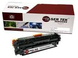 Laser Tek Services Hp CE410A 305A Black Replacement Toner Cartridge For The Hp Color Laserjet Pro 300 M375NW Lj Pro 400 M451DN M451DW M451NW
