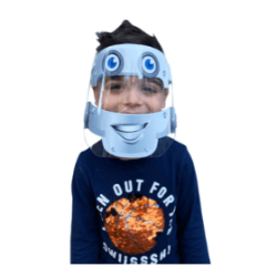 Kids Diy Protective Face Shield Robot