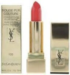 Yves Saint Laurent Rouge Pur Couture 105 Lipstick 3.8G Coral Catch - Parallel Import