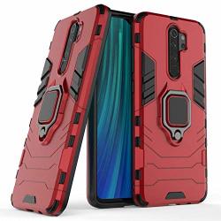 Case For Xiaomi Redmi Note 8 Pro Dwaybox Ring Holder Iron Man Design 2 In 1 Hybrid Heavy Duty Armor Hard Back Case Cover