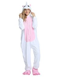 Adult Onesie Animal Unicorn Pajamas Sleepwear Kigurumi Cosplay Halloween Costume S Height 151-160 Cm Pink