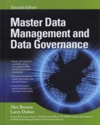 MASTER DATA MANAGEMENT AND DATA GOVERNANCE, 2 E