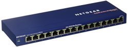 Netgear 16-PORT Fast Ethernet Unmanaged Switch Prosafe Lifetime Protection FS116NA