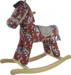 Jeronimo Rocking Horse - Red Floral