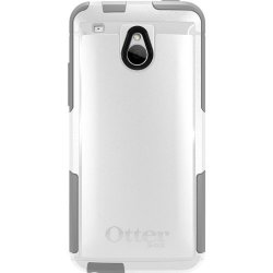 Otterbox Commuter Series Case For Htc One MINI - Retail Packaging - White gray Discontinued By Manufacturer