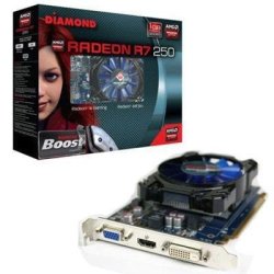 Diamond R7250D51GXOC Radeon R7 250 Graphic Card - 1000 Mhz Core - 1 Gb GDDR5 Sdram - PCI Express 3.0 X16 - Full-height "prod.