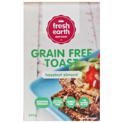Fresha Fresh Earth Grain Free Toast Hazelnut Almond 240G