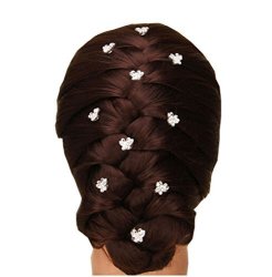 Thyway Set Of 6 Crystal Rhinestone Butterfly Hair Coil Twister Spiral Pins Bridal Wedding Hair Accessory