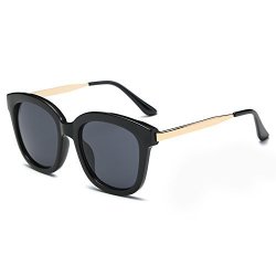 Cyxus Oversized Sunglasses For Women 100% Uv Protection Tac Lens Grey Lens