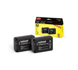 Hahnel HL-XW50 Sony Lithium Ion Battery NP-FW50 Twin Pack
