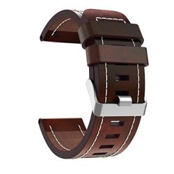 Watchband Aobiny Leather Strap Replacement Watch Band With Tools For Garmin Fenix 5X