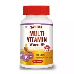 Multivitamin Women 50+ With Omega 3 Softgels 30'S