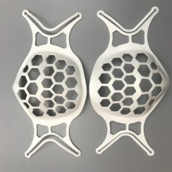 6TH Generation Upgraded Version Silicone Facemask Protector 3-PACK White 3-PACK White