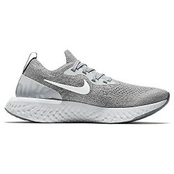 Nike Women's Epic React Flyknit Running Shoes 7 Grey white