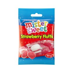 Mister Sweet Sweet Strawberr Y Fluffs 60 Gr