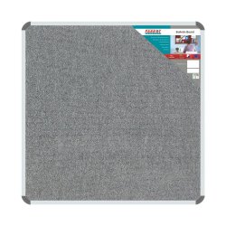 Bulletin Board Ribbed Aluminium Frame 1200X1200MM - Laurel