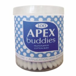 Apex Cotton Buds Blue Buddies 100