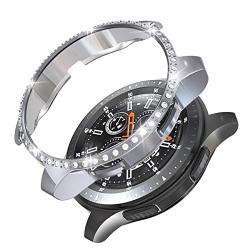 PC Diamond Case For Samsung Gear S3 Frontier SM-R760 Haojavo PC Plated Protective Bumper Shell Protector For Samsung Gear S3 Frontier classical & Galaxy Watch