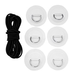 Inflatable Boat Stand Up Paddleboard Sup Bungee Cord Deck Rigging Kit - White As Described
