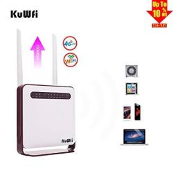 Kuwfi 4G LTE Router Unlocked LTE Indoor Cpe 3G 4G LTE Router With Sim Card Slot Support 32 Wifi Users Work With LTE Fdd