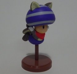 Furuta Choco Egg new Super Mario Bros U Figure squirrel Toad Blue