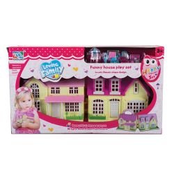 Bulk Pack X 2 Play-set Doll House With Accessories 34X19CM