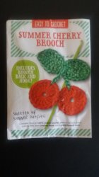 Mollie - Summery Cherry Brooch Kit Crochet