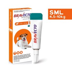 Bravecto Spot-on Tick And Flea Control For Dogs - 4.5KG-10KG Small