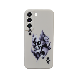 Skull Pattern Design Phone Case - Compatible With Samsung S22