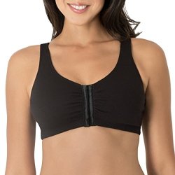 fruit of the loom sports bra front closure