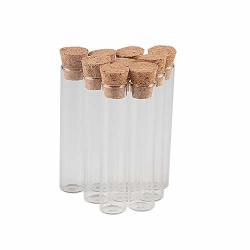 Mini Glass Bottles Rectangle Transparent Cute Bottles With Cork